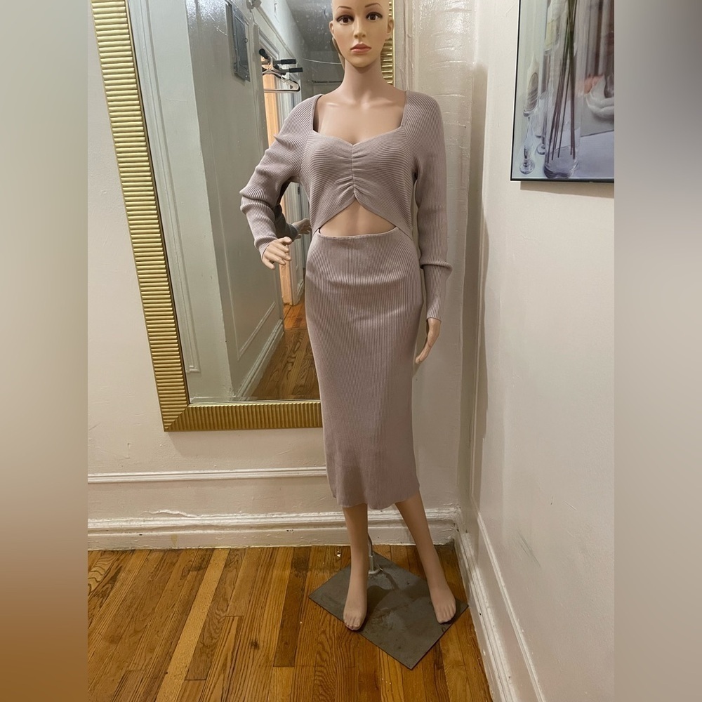 Abercrombie & Fitch Taupe Knit dress